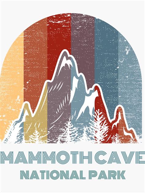 Mammoth Cave Park Kentucky Sticker For Sale By Nationalparksco