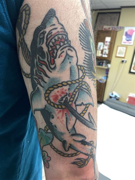 Wes Traditional Tattoo Sleeve Matt Hodel Tattoo