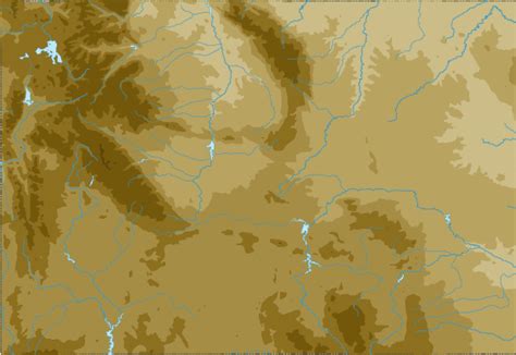 wyoming topo map topographical map