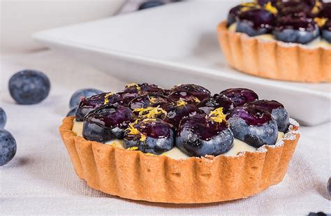 Fresh Blueberry And Lemon Custard Tart Recipe Berryworld