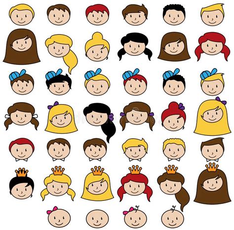 Vector Collection Of Diverse Stick People In Vector Format Stock Vector