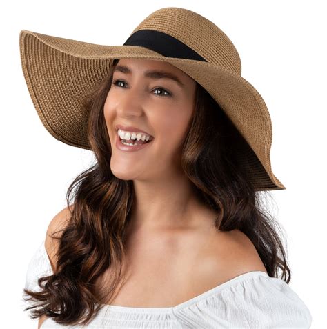 Learn More About Us Get Cheap Goods Online Black Stripe Womens Sun Hat Wide Brim Uv Upf 50
