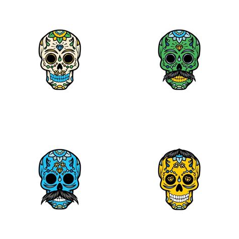 Sugar Skull Design Illustration 3535378 Vector Art At Vecteezy