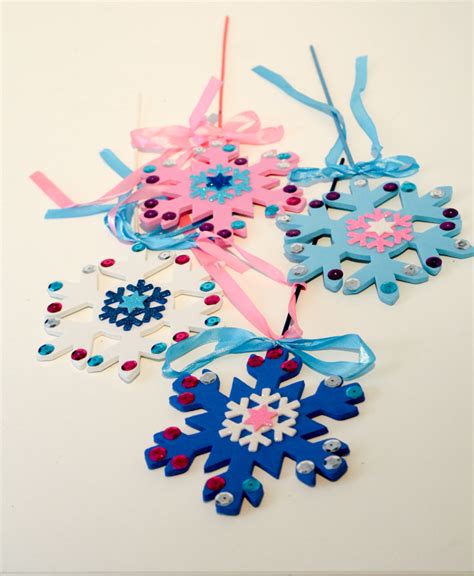 Snowflake Wand Winter Craft In The Playroom