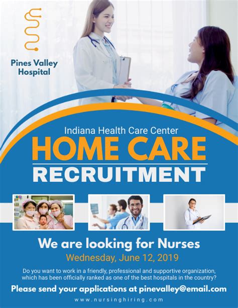 Home Care Recruitment Flyer Template Postermywall