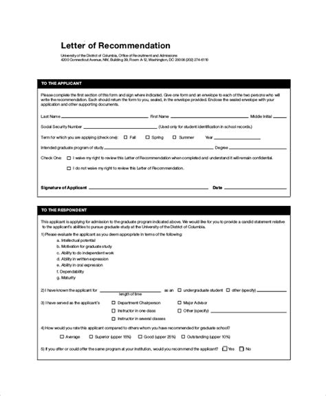 Admissions officers have to be sure that you are ready to attend; 38+ Sample Letters of Recommendation for Graduate School | Sample Templates