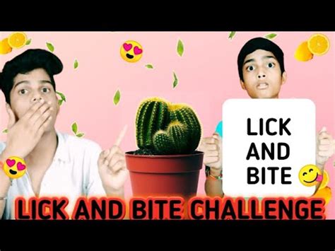 Lick Bite Or Nothing Challenge By Challenges Youtube