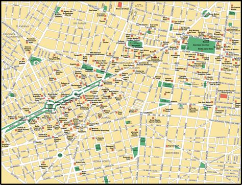 Map Of Mexico City Travelsmapscom