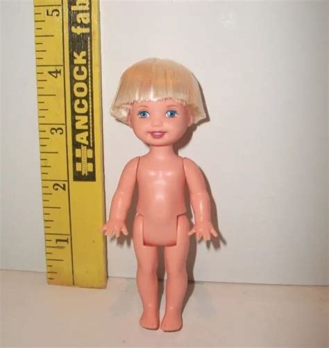 Mattel Nude Ce Barbie Kelly White Blonde Tommy 4 Inch Doll For Ooak Fd 1998 2699 Picclick