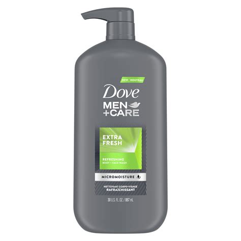 Dove Mencare Body Wash Extra Fresh Dove Mencare Body And Face Wash
