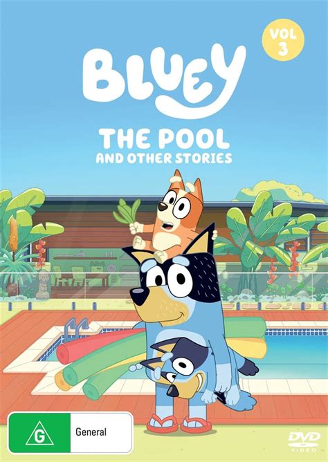 Bluey The Pool And Other Stories Vol 3 Blue Heeler Puppies Sony