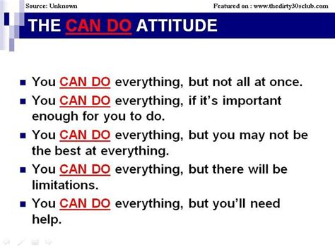 The Can Do Attitude Action Quotes Attitude Quotes Positive Attitude