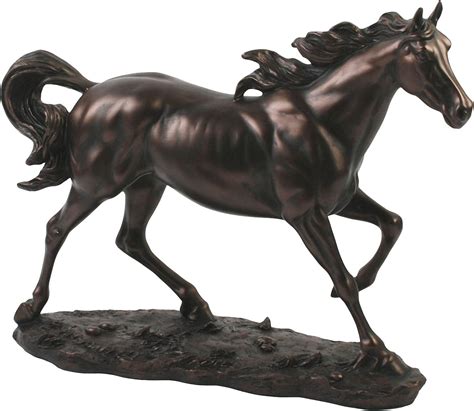 Juliana Beautiful Cold Cast Bronze Galloping Horse Sculpture Figure
