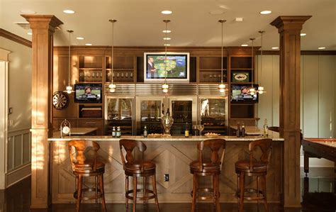 In this video, rick uzubell from cabaret design group compares glycol cooled draft beer systems and kegerators for. awesome basement bar ideas - CueThat