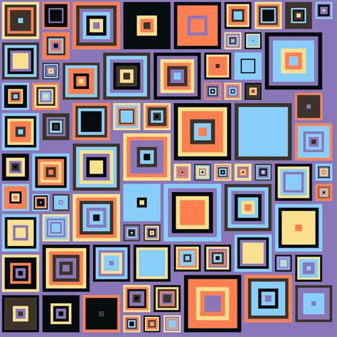 Clipart Abstract Colorful Squares