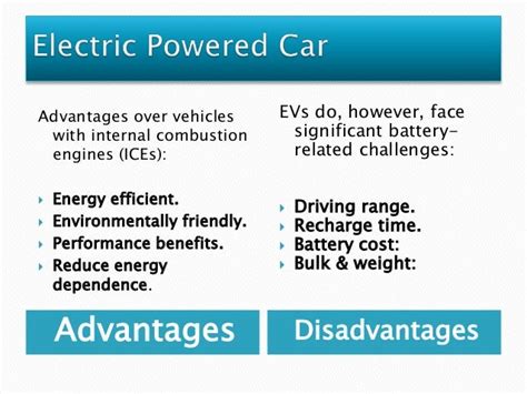 Electric Cars What Are The Advantages And Disadvantages Of Electric Cars