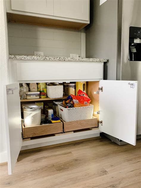 Diy Pull Out Shelves For Pantry Closet Dandk Organizer