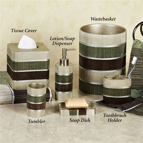 Sage Green And Brown Bathroom Modern line sage lotion soap ...