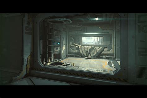 Artstation Sci Fi Bedroom