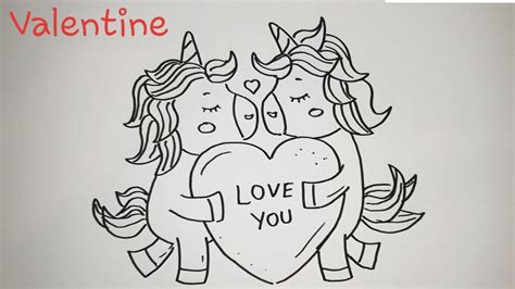 Kako Nacrtati Zaljubljene Jednorogehow To Draw A Sweet Couple Of