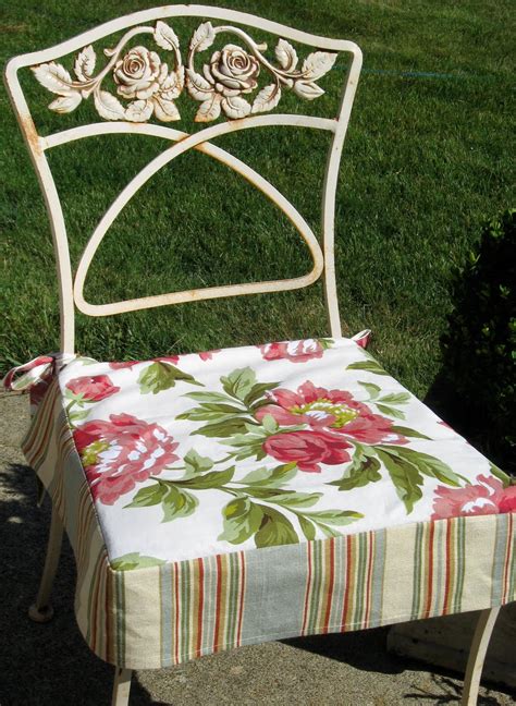 Quilted box cushion armchair slipcover. saltbox treasures: Patio Chair Slipcovers