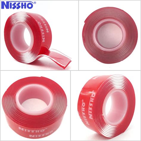Nissho Acrylic Strong And High Adhesive Transparent Double Sided Tape