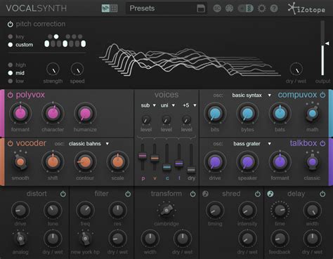 Vocalsynth 2 By Izotope Vocal Effects Plugin Vst Vst3 Audio Unit Aax