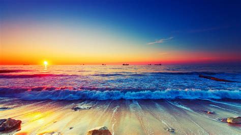 Ocean Beach Sunrise Wallpapers 4k Hd Ocean Beach Sunrise Backgrounds