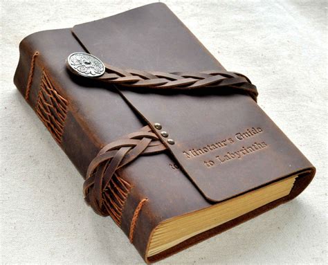Vintage Styled Leather Journal Diary Retro Leather Etsy Leather