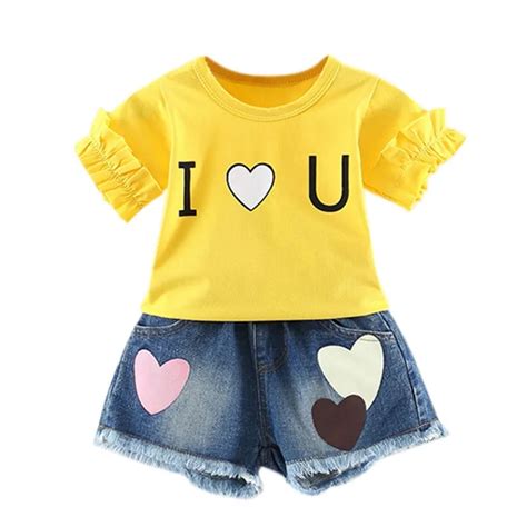 2pcs Summer Baby Boys Girls Casual Clothes Set Infant Kids Print Short