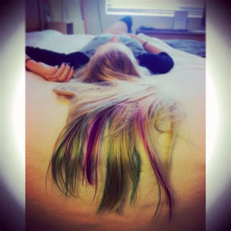Teal And Purple Dip Dye Hair Dip Dye Hair Dyed Hair