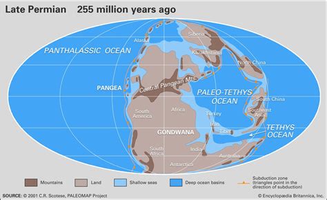 Paleo Tethys Sea Ancient Sea Britannica