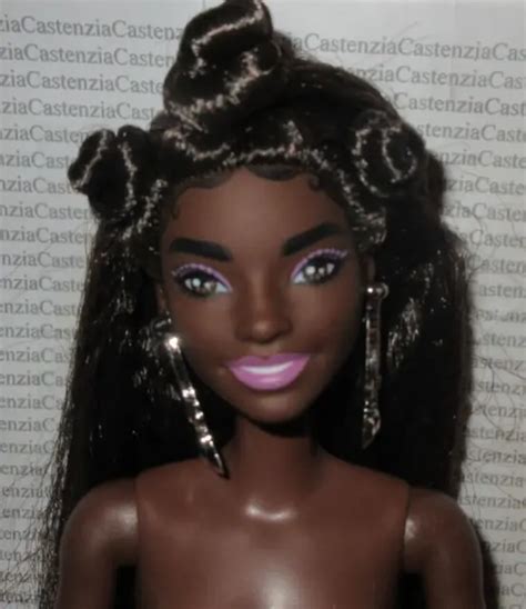 Nude Barbie Doll Extra Fancy Alec Long Brunette Hair Aa African American 9 99 Picclick