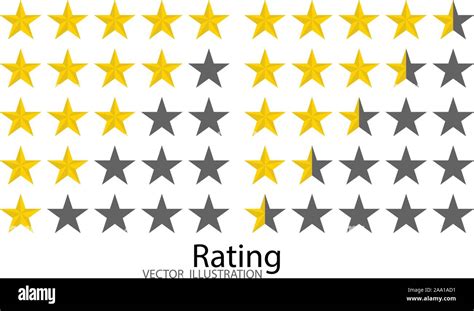 Star Icon Five Stars Customer Product Rating Review Rank Rating Stars