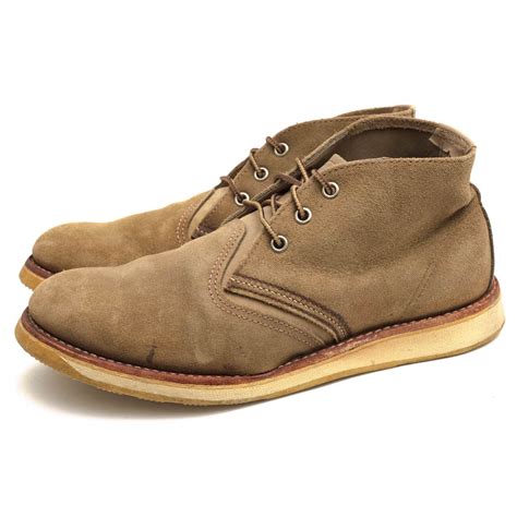 red wing 3144 heritage work chukka boots sage mohave suede セージ レッドウィング 天然皮革 オイルドレザー プレーントゥ