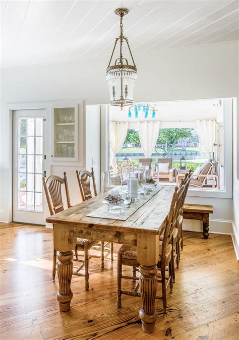 Beach Chic Design Kitchen Traditional Dining Room Jacksonville