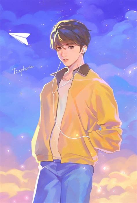 Jungkook Euphoria Jungkook Fanart Bts Drawings Fan Art