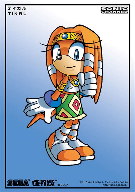 Tikal Sonic Channel Colouring Page By Leonarstist06 On DeviantArt