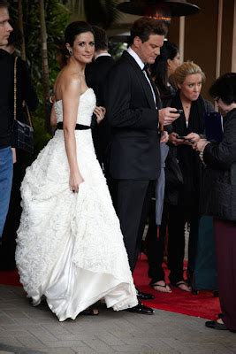 Blogger Of The Bride Hot Colin Firth S Hot Wife Livia Wore A Second Hand Wedding Gown To A