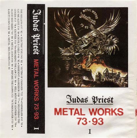 Judas Priest Metal Works 73 93 1 Cassette Discogs