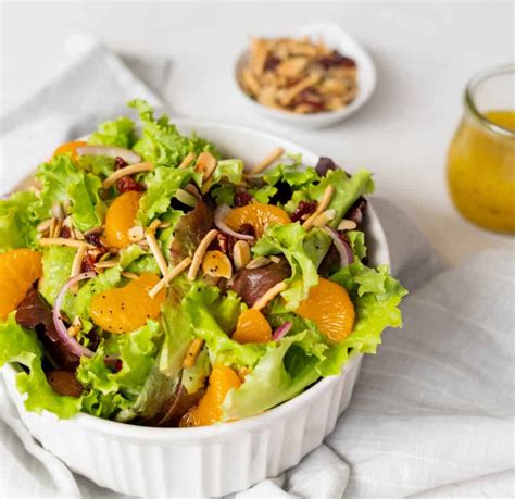 Mandarin Salad With A Citrus Poppy Seed Dressing Nourish Your Life