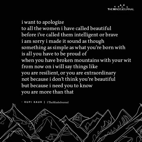 i want to apologize to all the women rupi kaur quotes