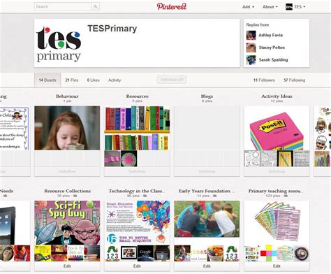 Tes Primary Pinterest Board Aimed At Teachers And Support Staff
