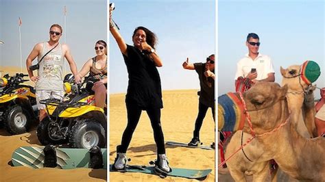 Finally, get ready to experience. Desert Adventure Combo Tour: Quad Bike, Sandboarding ...