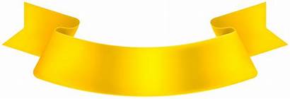 Banner Yellow Clipart Banners Transparent Yopriceville