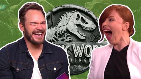 Jurassic World Fallen Kingdom Cast Funny Moments Youtube