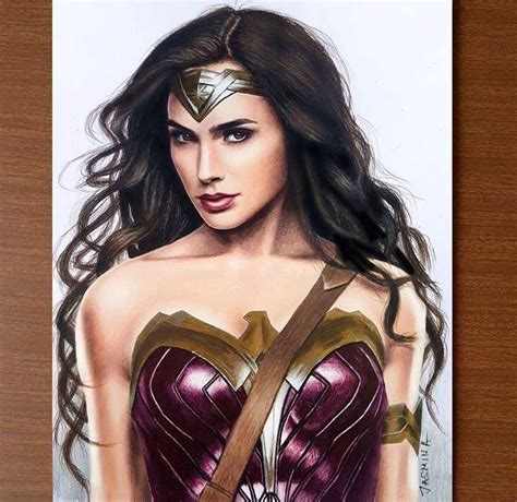 Agregar Lapiz Wonder Woman Dibujo Camera Edu Vn