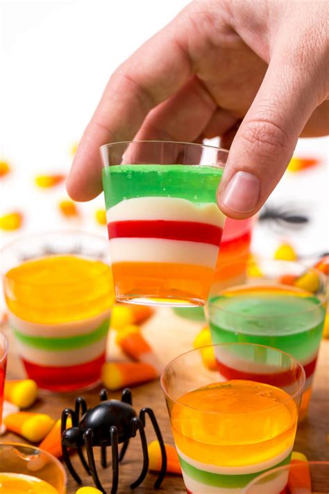 Cranberry jello salad for your thanksgiving dinner 12. Halloween vodka Jell-O Shots - Thanksgiving.com