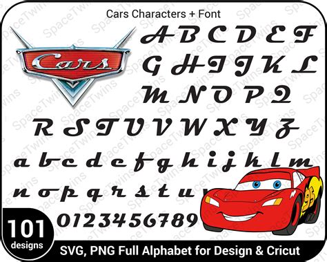 Cars Font Svg Cars Font Cars Letters Cars Alphabet For Etsy Uk
