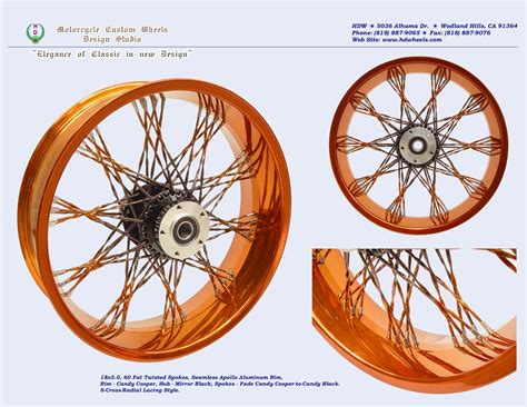 Wheel comes with chrome billet hub and bearings, sealed for tubless application. Custom Spoke Wheels - Harley Davidson Forums